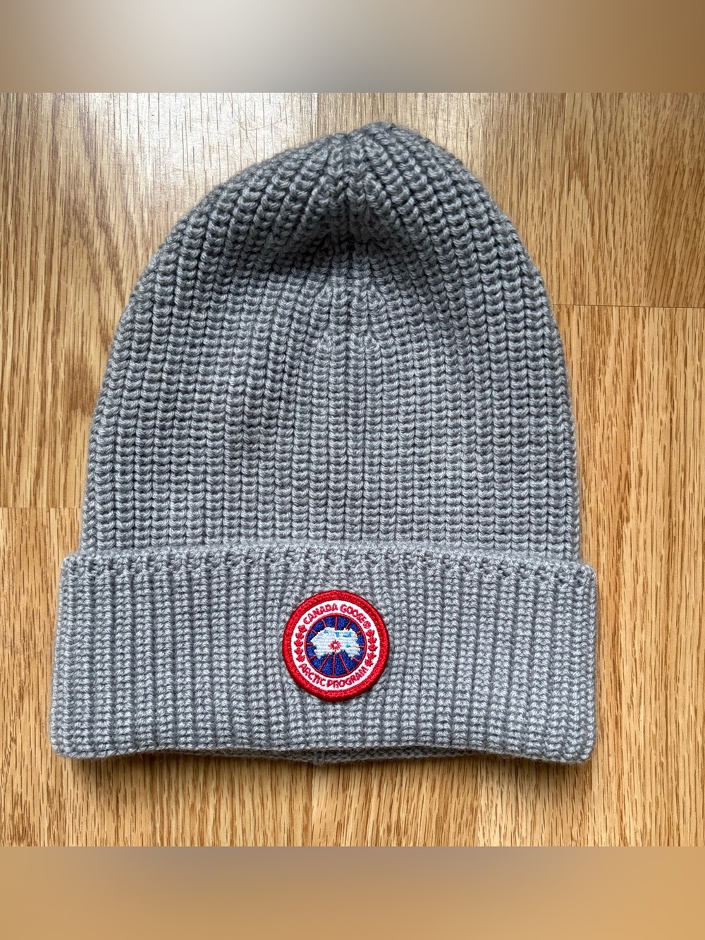 Canada Goose Rib Toque Beanie winter hat one size heather gray